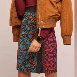 anthropologie pencil skirt